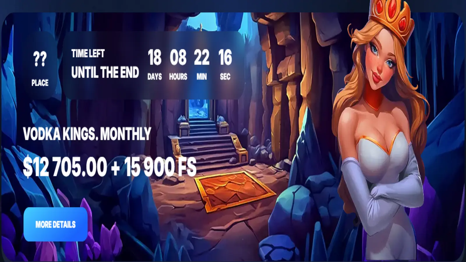 Vodka Casino slot tournaments and promotions